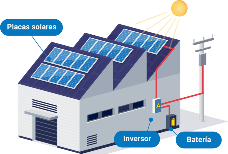 Placas solares empresas ¿Cómo funcionan los paneles solares en tu empresa?​