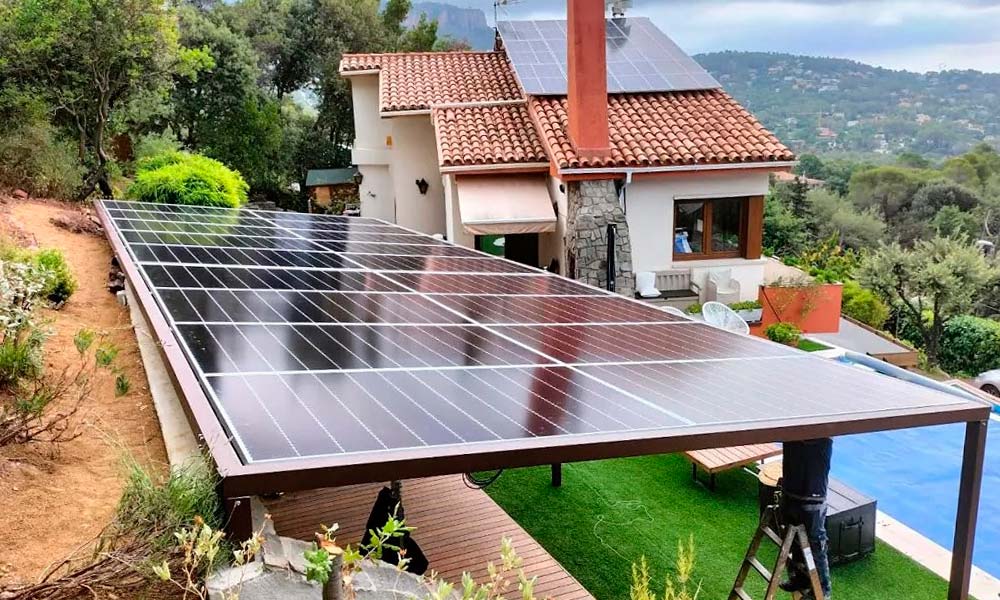 Instalación de la Pérgola Solar